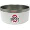 Show in main carousel: ShopInstaPets NCAA Stainless Steel Dog Bowl, 32-oz, Ohio State Buckeyes  slide 1 of 3