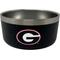 Show in main carousel: ShopInstaPets NCAA Stainless Steel Dog Bowl, 32-oz, Georgia Bulldogs  slide 1 of 3