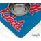 Show in main carousel: ShopInstaPets NCAA Dog Bowl Placemat, Ole Miss Rebels slide 3 of 3