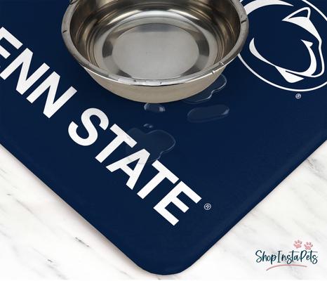 Show full view: ShopInstaPets NCAA Dog Bowl Placemat, Penn State Nittany Lions slide 3 of 3