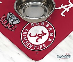 ShopInstaPets NCAA Dog Bowl Placemat, Alabama Crimson Tide slide 2 of 3