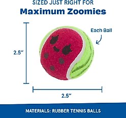 BARK Baller Melons Dog Plush Toy, Small slide 2 of 7