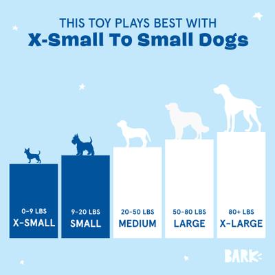 Show full view: BARK Sally Bitefoot Crab Dog Plush Toy, X-Small slide 5 of 8