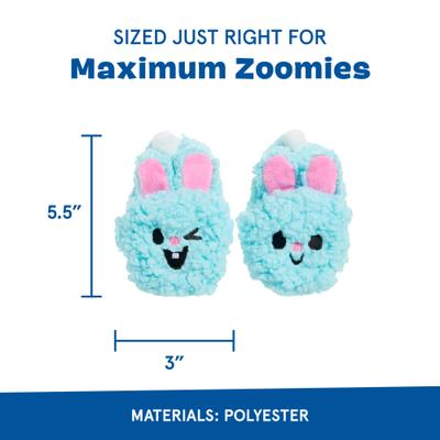 Show full view: BARK YIPPY & SKIPPY SLIPPIES Dog Plush Toy, X-Small slide 2 of 8