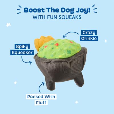 Show full view: BARK STOP, GUAC, & MOLE Dog Plush Toy, Small slide 4 of 7