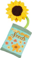 BARK Funflower Seeds Dog Plush Toy, Medium