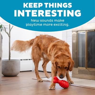 Show full view: Petstages Grunt Fetch Bunny Stick Dog Chew Toy, Red slide 4 of 10