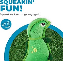 Outward Hound Xtreme Seamz Dino Dog Toy slide 2 of 6