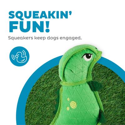 Show full view: Outward Hound Xtreme Seamz Dino Dog Toy slide 4 of 8