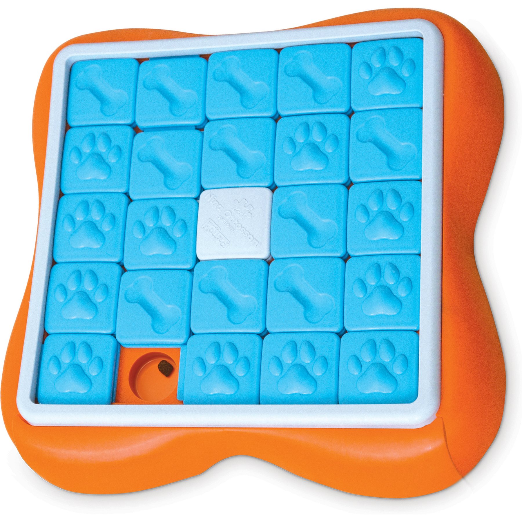Outward Hound Nina Ottosson Challenge Slider Dog Toy, Blue & Orange