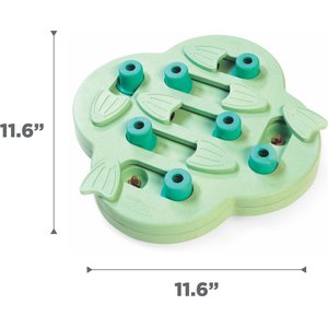 Nina Ottosson by Outward Hound Puppy Hide N Slide Treat Puzzle Enrichment Dog Toy, Green