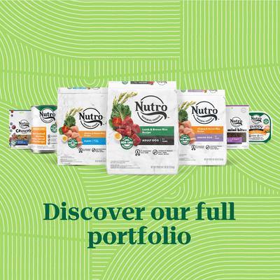 Show full view: Nutro Grain-Free Savory Lamb & Vegetables Stew Cuts in Gravy Adult Wet Dog Food, 3.5-oz, case of 24 slide 10 of 11