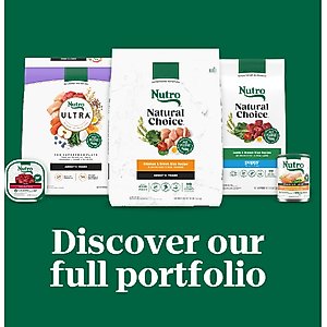 Nutro Grain-Free Beef, Chicken, Turkey & Lamb Stew Cuts in Gravy Variety Pack Adult Wet Dog Food, 3.5-oz tray, case of 36