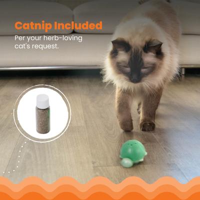 Show full view: Catstages Wobble Turtle Catnip Diffuser Cat Toy slide 3 of 10