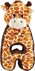 Outward Hound Cuddle Tugs Giraffe Squeaky Dog Toy