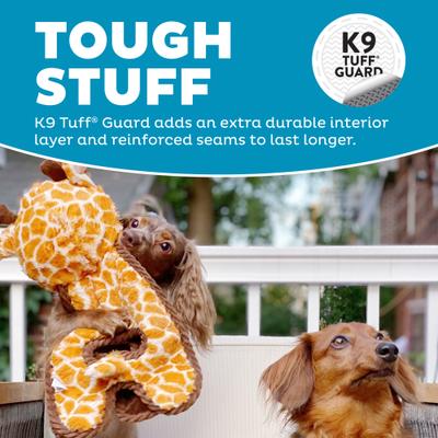 Show full view: Outward Hound Cuddle Tugs Giraffe Squeaky Dog Toy slide 3 of 10