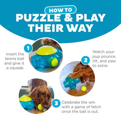 Show full view: Outward Hound Tennis Maze Craze Dog Toy slide 4 of 9