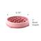 Show in main carousel: Outward Hound Non-Skid Plastic Slow Feeder Wave Dog Bowl, Pink, 0.75-cup slide 7 of 9