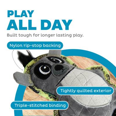 Show full view: Outward Hound Xtreme Seamz Lemur Squeaky Plush Dog Toy, Medium slide 3 of 10