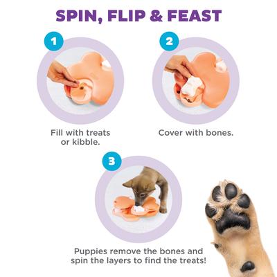 Show full view: Nina Ottosson by Outward Hound Puppy Tornado Dog Toy slide 3 of 10