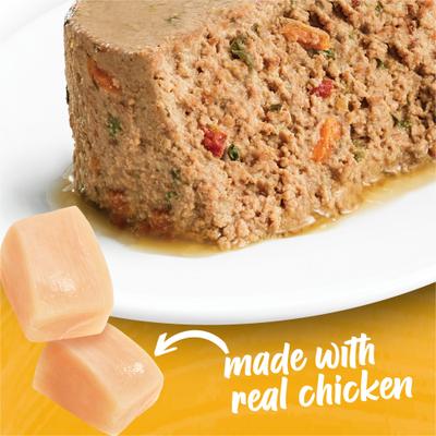 Show full view: Purina Beneful IncrediBites Pate with Real Chicken Recipe Small Breed Wet Dog Food, 3-oz can, case of 12 slide 4 of 11