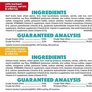Purina Beneful IncrediBites Adult Variety Pack Chicken Beef & Salmon Small Breed Wet Dog Food, 3-oz can, case of 30