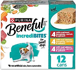 Purina Beneful IncrediBites Loaf Variety Pack Wet Dog Food, 3-oz can, case of 24