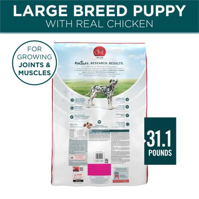 Show full view: Purina ONE SmartBlend Large Breed Puppy Formula Dry Dog Food + Burt's Bees Tearless Puppy Shampoo with Buttermilk slide 3 of 9