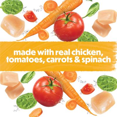 Show full view: Purina Beneful IncrediBites Pate with Real Chicken Recipe Small Breed Wet Dog Food, 3-oz can, case of 12 slide 5 of 11