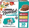 Purina Beneful IncrediBites Adult Variety Pack Chicken Beef & Salmon Small Breed Wet Dog Food, 3-oz can, case ...