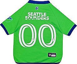 Pets First MLS Team Dog Jersey, Large, Seattle Sounders FC