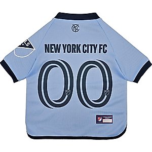 Pets First MLS Team Dog Jersey, Medium, New York City FC
