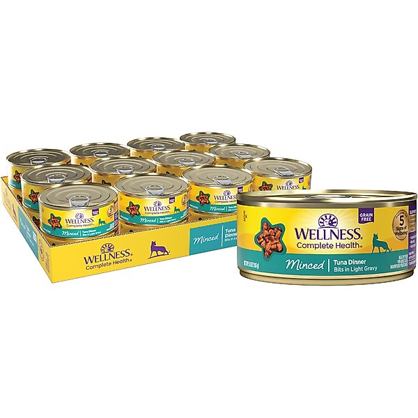 Wellness Complete Health Minced Tuna Dinner Grain-Free Canned Cat Food