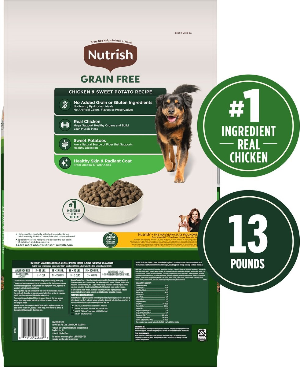 Zero Grain Rachael Ray Dog Food Calories Per Cup Rachael Ray