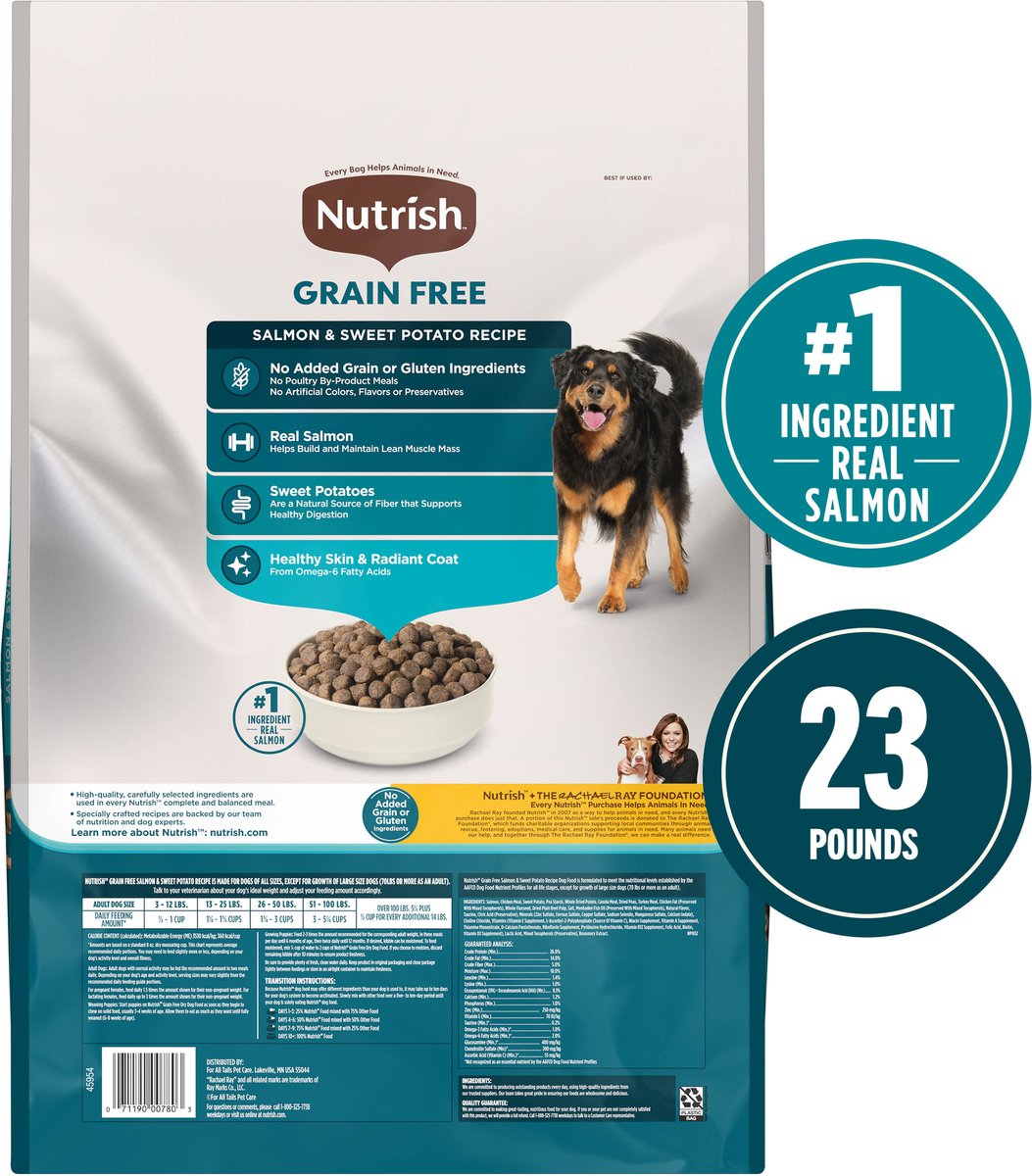 Nutrish Grain-Free Salmon & Sweet Potato Recipe Dry Dog Food