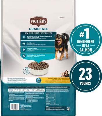 Show full view: Nutrish Grain-Free Salmon & Sweet Potato Recipe Dry Dog Food, 23-lb bag (Rachael Ray) slide 3 of 12