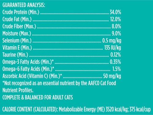 Show full view: Nutrish Whole Health Blend Indoor Complete Chicken with Lentils & Salmon Recipe Dry Cat Food (Rachael Ray), 14-lb bag slide 9 of 13