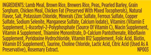 Show full view: Nutrish Limited Ingredient Lamb Meal & Brown Rice Recipe Dry Dog Food, 14-lb bag (Rachael Ray) slide 8 of 14