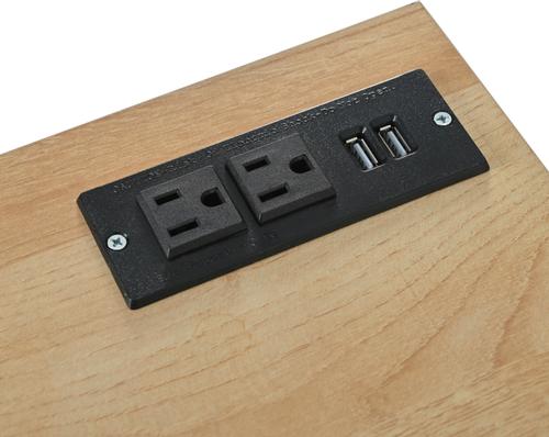 Show full view: Cesicia Furniture Style Cat Litter Box Enclosure, White/Beige slide 6 of 8