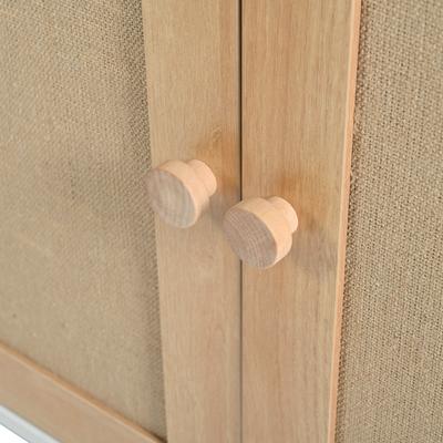 Show full view: Cesicia Furniture Style Cat Litter Box Enclosure, White/Beige slide 8 of 8