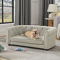 Cesicia Sofa with Armrests Dog Bed, Beige slide 2 of 8