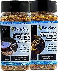 TropicZone Shrimp & Anchovy Large Aquatic Turtle Treat, 1.75-oz bottle