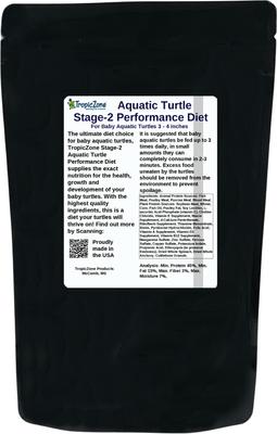 Show full view: TropicZone Performance Daily Diet Stage 2 Baby Aquatic Turtle Food, 5-oz bag slide 2 of 2