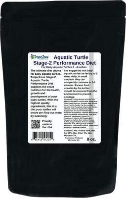 Show full view: TropicZone Performance Daily Diet Stage 2 Baby Aquatic Turtle Food, 8-oz bag slide 2 of 2