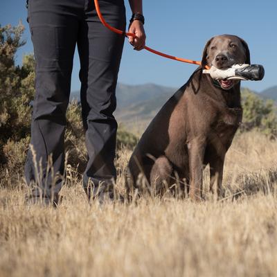 Show full view: Browning Vinyl Training Dummy Dog Toy, Black/White, Large slide 4 of 5