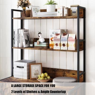 Show full view: Cesicia Cat Litter Box Enclosure with Shelf Storage, Brown slide 3 of 6