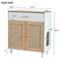 Show in main carousel: Cesicia Furniture Style Cat Litter Box Enclosure, White/Beige slide 7 of 8