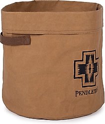 Pendleton Washable Paper Bucket Dog Toy Storage, Brown slide 2 of 5