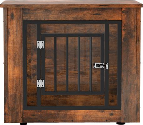 Show full view: Yitahome Furniture Style Small Dog Crate, Brown, 27-in slide 3 of 8