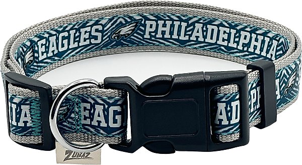 Show full view: Pets First Philadelphia Eagles Zubaz Dog Collar, Large slide 1 of 3